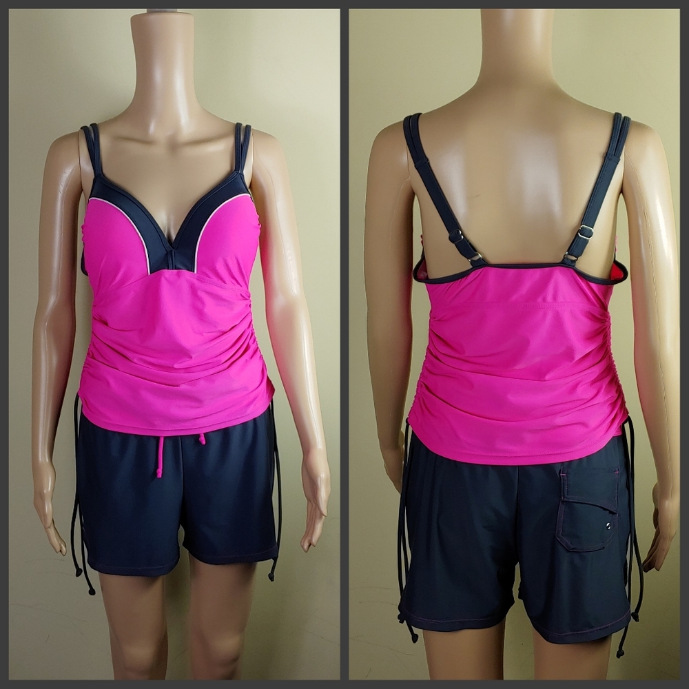 NWOT Free Country swimsuit sz M